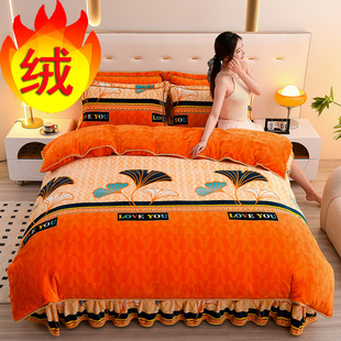 一米八乘两米被套单件牛奶绒1米8x2米加绒180x200带绒毛单独被罩3