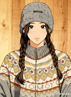 Moromoro秋冬费尔岛毛衣女新款复古学院风慵懒风高领针织开衫外套