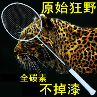 不掉漆毛胚个性羽毛球拍全碳素正品超轻省队单拍包邮攻守兼备软杆