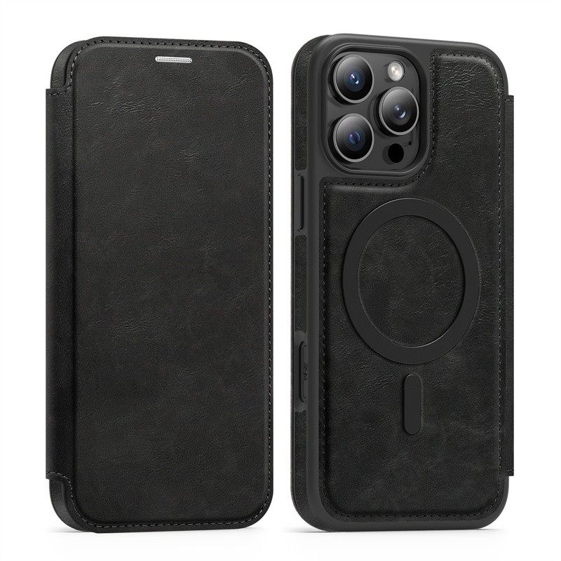 磁吸翻盖无线充电适用苹果16promax手机壳苹果16e全包防摔15插卡零钱包卡槽一体14pro支架13商务12简约11皮套,3C数码配件,手机保护套/壳,淘宝优惠券,粉丝福利购,淘宝优惠卷