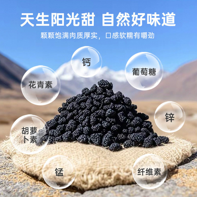 新疆塔县纯天然桑葚干果无添加滋补益肾药食同源500g