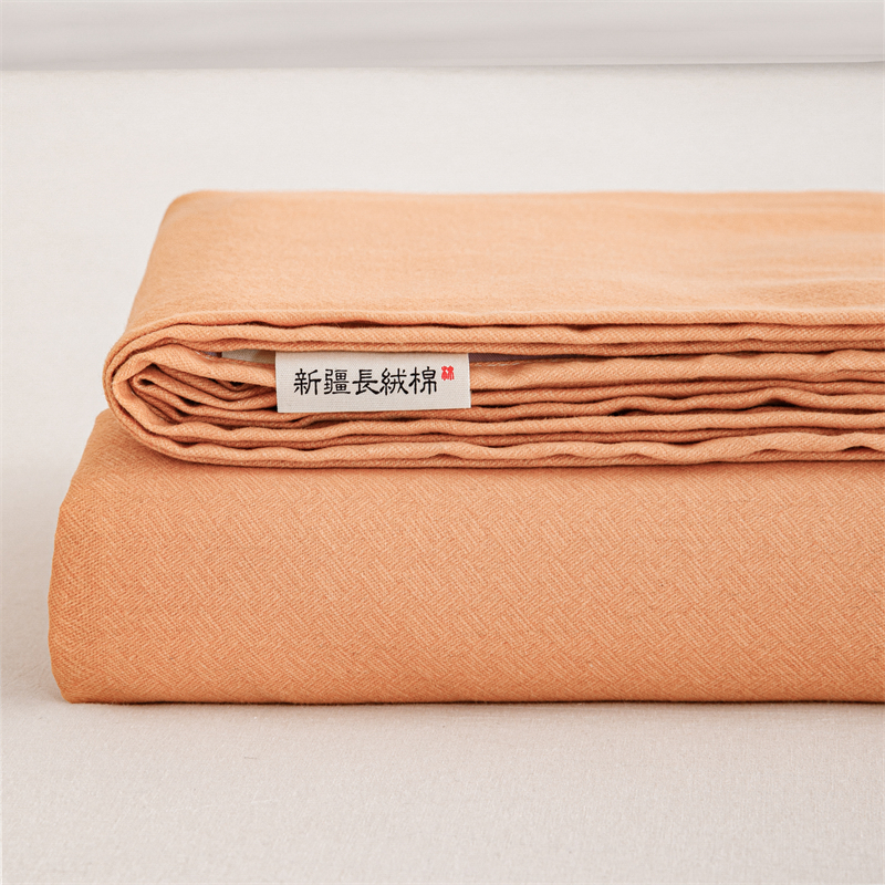 A类母婴级长绒棉加厚床单亲肤