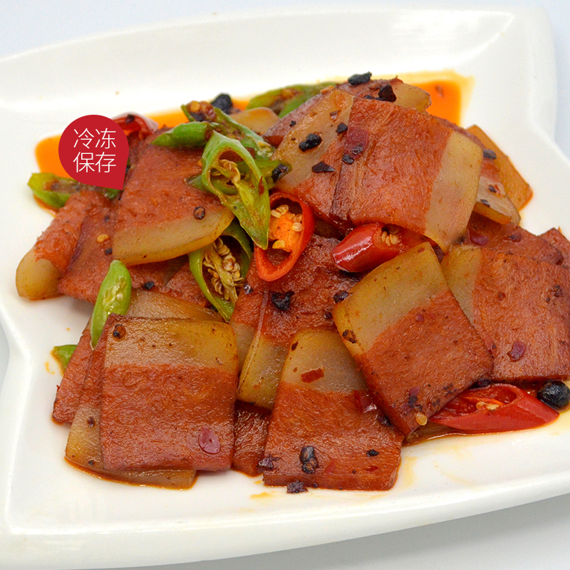 三好素食素腊肉五花肉310g/袋 纯素食腊味拼盘粉蒸烧菜回锅肉