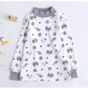 儿童秋衣上衣单件棉毛衫纯棉秋衣男童女童单衣宝宝睡衣