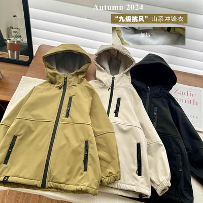 加绒冲锋衣咔咔嘀百搭款加绒