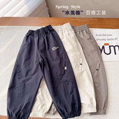 2025春夏新款 宽松休闲裤 韩版 工装 百搭洋气长裤 裤 年中清