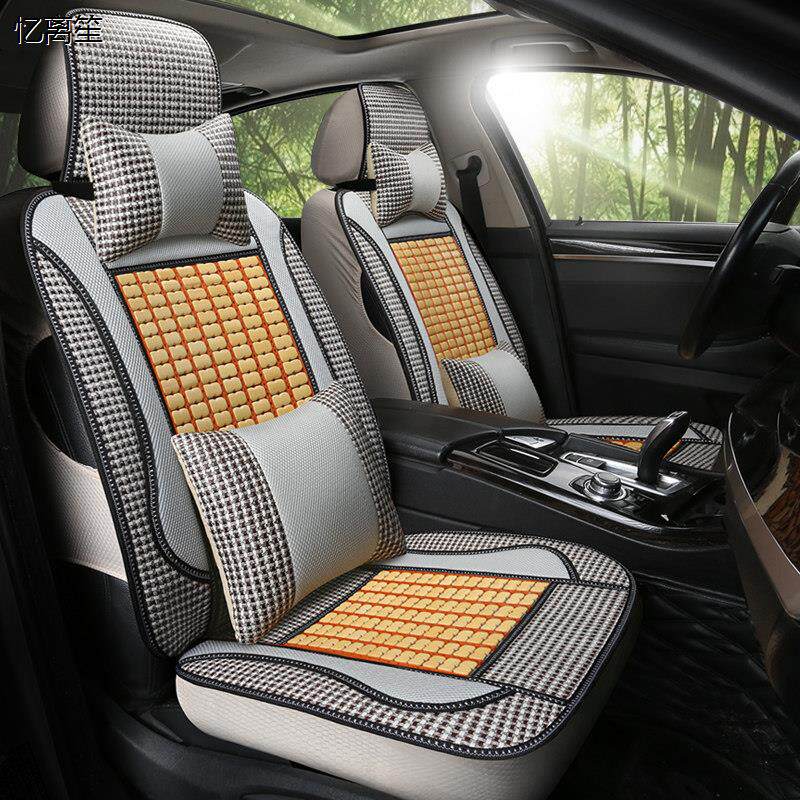 夏天季竹片座套凉席凉垫东风帅客风行S500风行SX6专用汽车七座垫