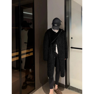 羊羔毛大衣法式 现货 孕妇装 秋冬装 休闲外套 2024新款