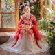春秋儿童古装 中国风女孩唐装 裙子 2026新款 汉服女童古风连衣裙春装