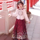 女孩汉服套装 冬季 儿童国风过年唐装 马面裙女童拜年服秋冬2026新款