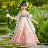 儿童超仙古装 夏季 裙子女孩古风连衣裙 2026新款 女童汉服中国风夏装