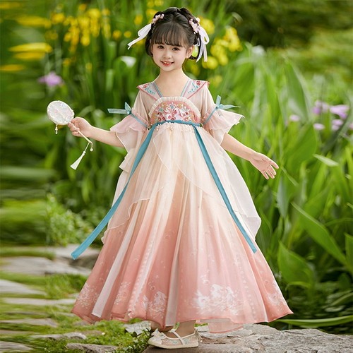 汉服女童中国风连衣裙夏季公主裙