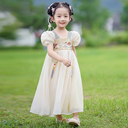 女童汉服公主连衣裙夏季古装裙子