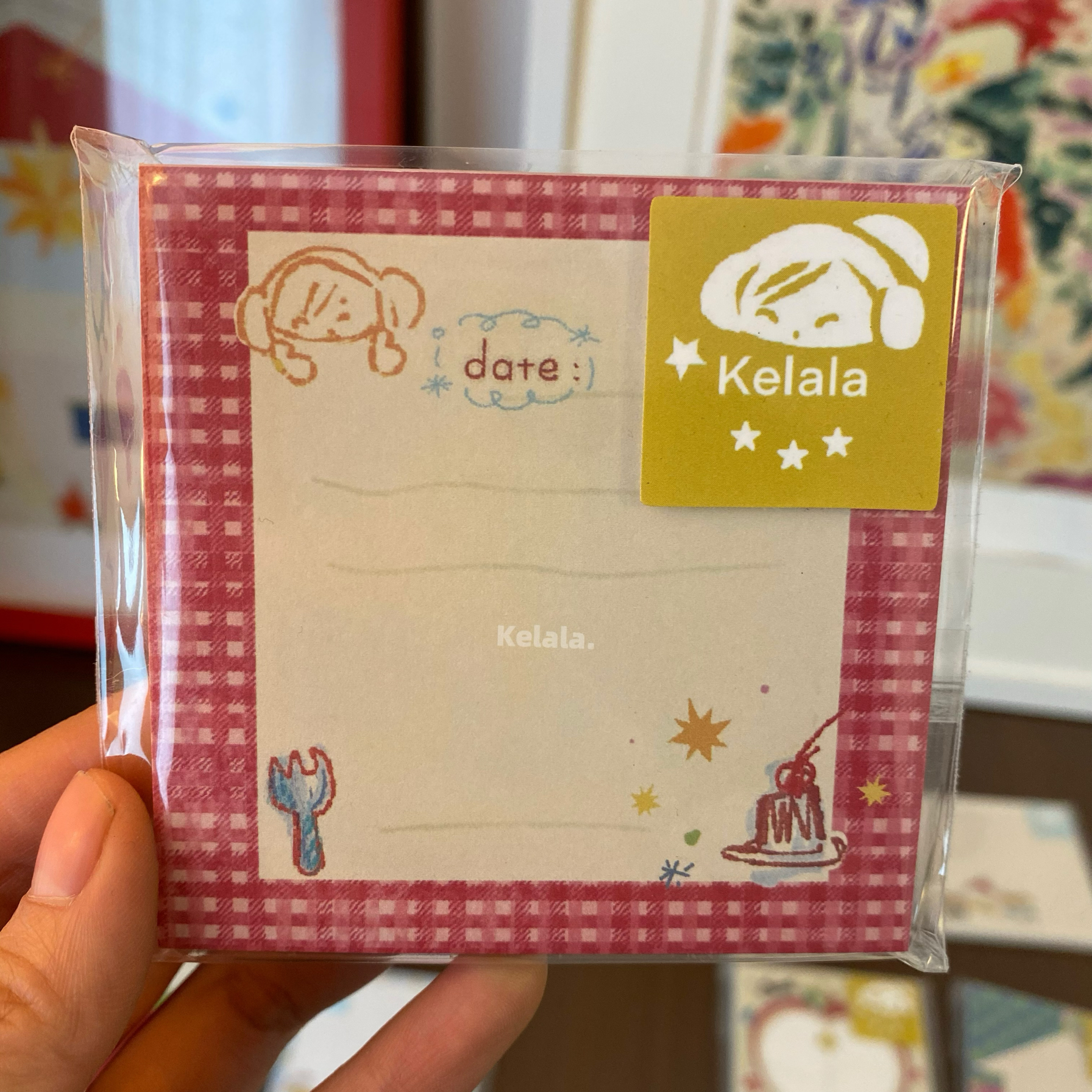 kelala原创可爱便签本高颜值学生手账素材无粘性