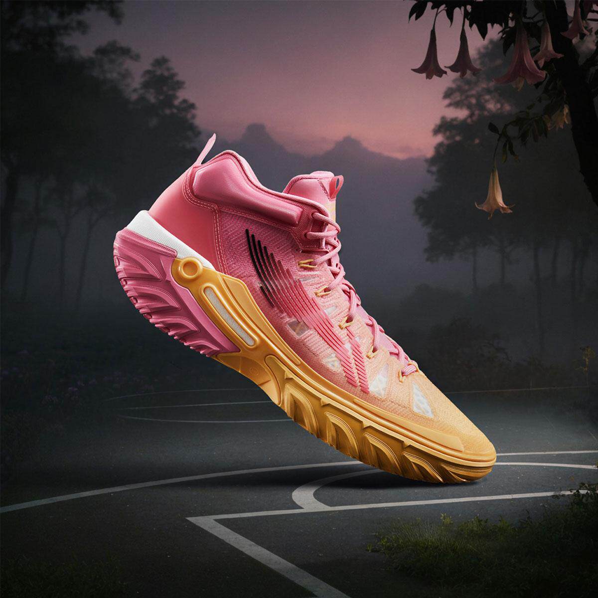 李宁桀骜2男子轻量高回弹高帮篮球外场鞋新款实战运动鞋男ABFU047