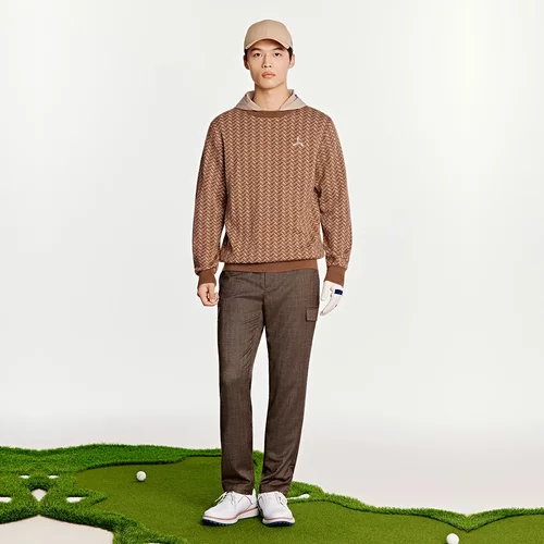 李宁LI-NING 1990男子2025新款修身套头连帽编织衫AMBV477-3