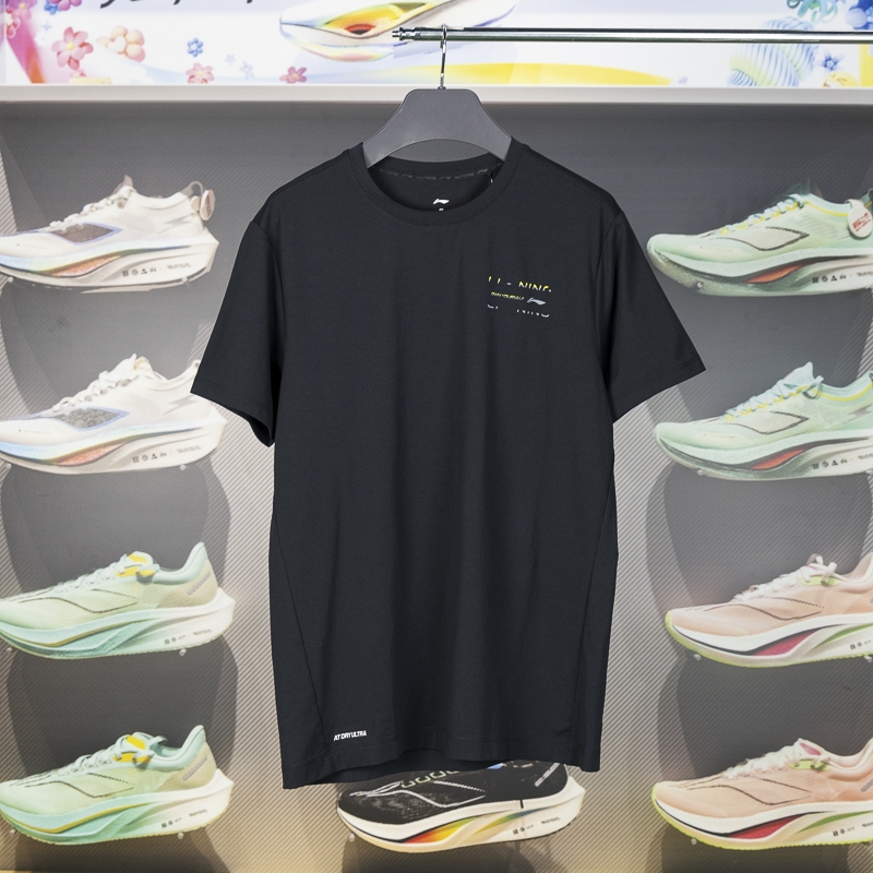 李宁短袖男子排湿速干T恤