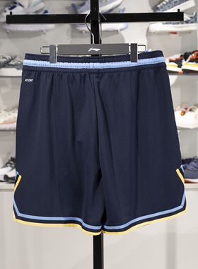李宁2025春季男款梭织短裤反伍宽松透气舒适篮球运动短裤AAPV023