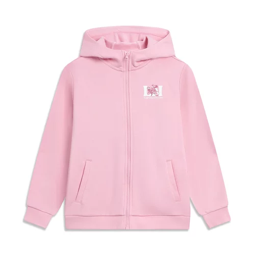 李宁女大童开衫连帽卫衣YWDV494-1