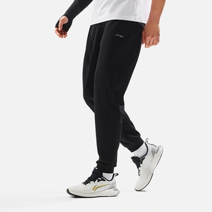 健身系列男子束脚速干运动长裤 李宁卫裤 新款 2024夏季 AKLU481 男款