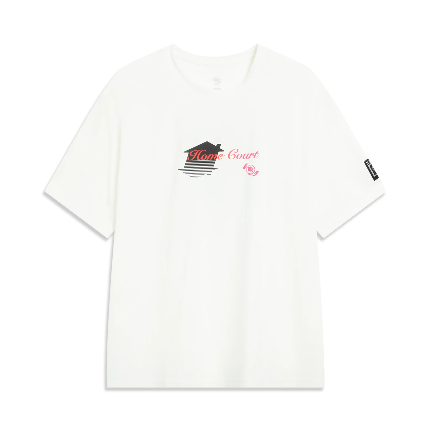 李宁T恤2025年秋季新款男子反伍BADFIVE舒适透气宽松短袖 AHSVD15