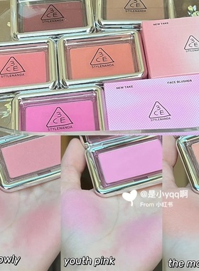 三熹玉/3ce新品单色腮红slide slowly haza beige the motion正品