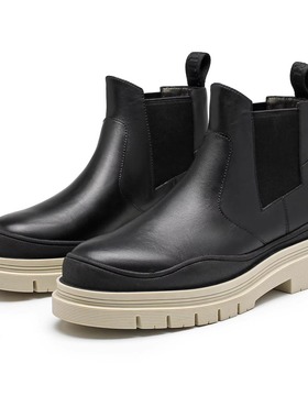 CERRUTI·I88I切瑞蒂法国顶奢品牌胎牛皮短靴NCT645黑色