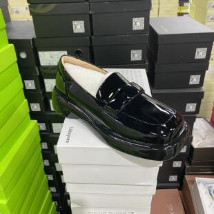 意大利轻奢专柜正品 9907黑色 F牛皮亮面单鞋