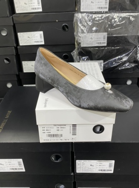 意大利轻奢专柜正品牛皮新款时尚优雅气质中式浅口低跟单鞋1203