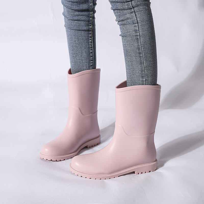 新款雨鞋女防滑外穿潮流好看水鞋加绒轻便防水女士中筒雨靴防滑胶,女鞋,雨鞋,淘宝优惠券,粉丝福利购,淘宝优惠卷