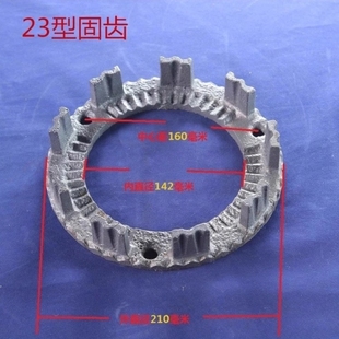四川明星家用小型玉米粉碎机配件固齿盘磨粉机定齿盘磨面机齿爪板