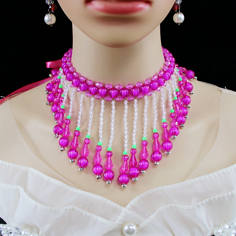 亚克力项链女流苏锁骨链脖子饰品