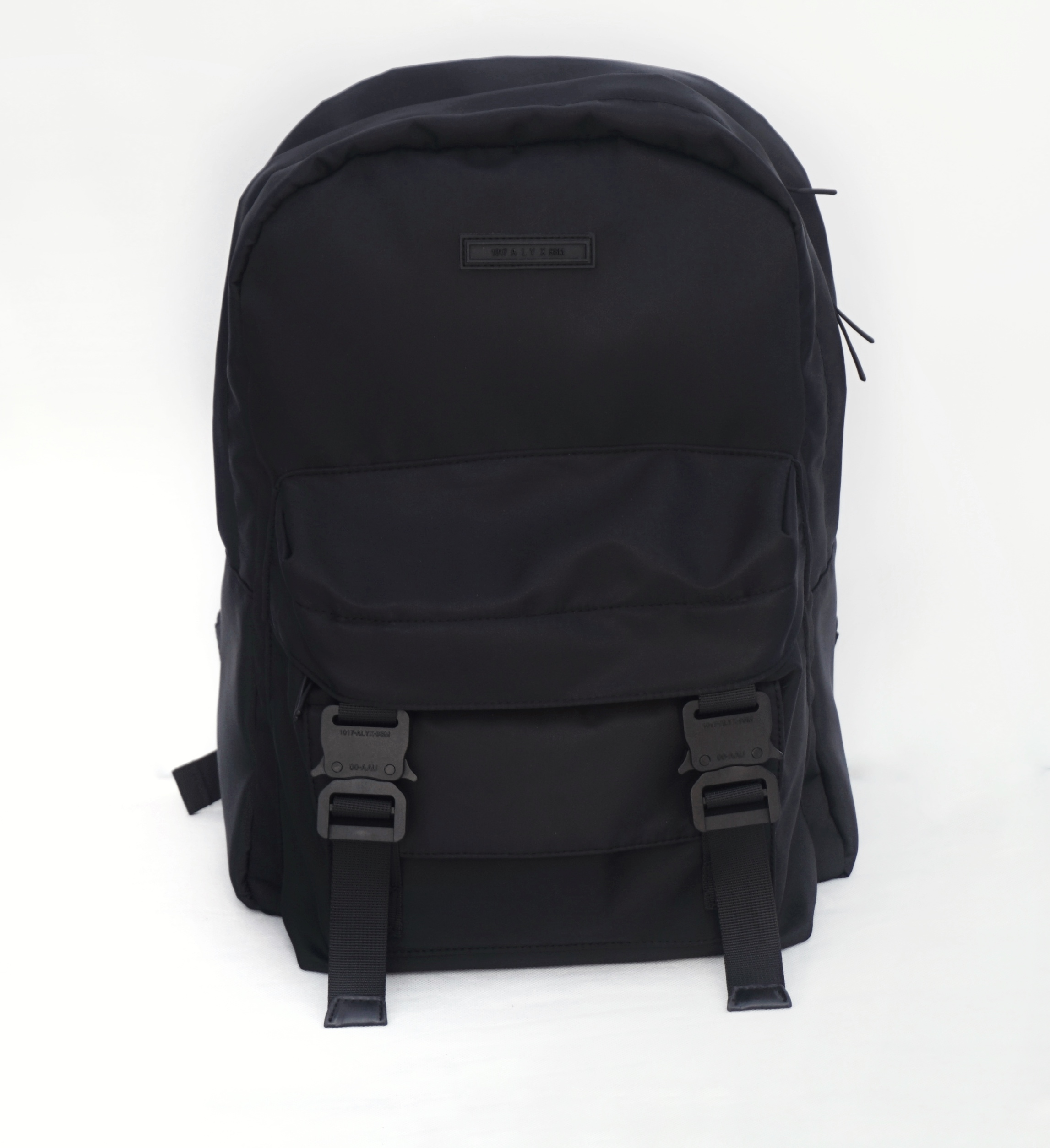 thumbnail for New ALYX Young Men's Nylon Black Fashion Trend Versatile Buckle Computer Backpack Travel School Bag