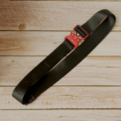 新款 ALYX男女情侣腰带1017 9SM红扣战术机能金属扣帆布皮带青年潮