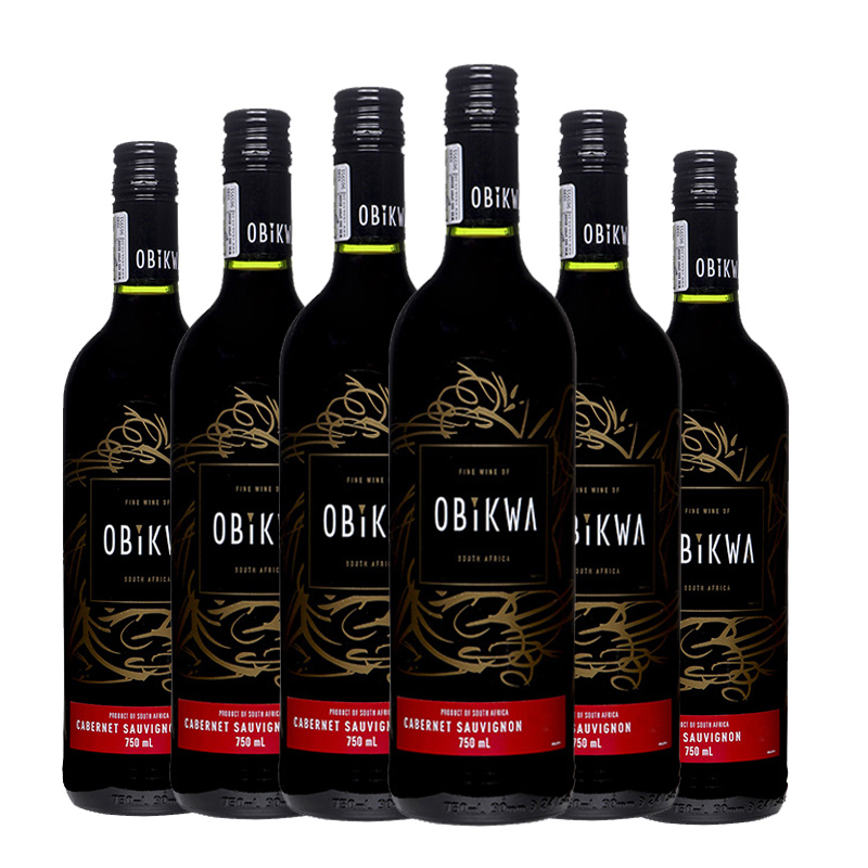 奧卡瓦紅酒赤霞珠紅葡萄酒 南非名莊名品 750ml*6