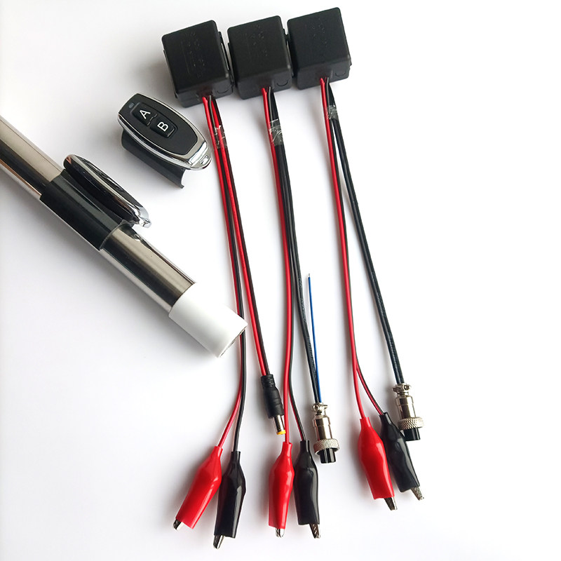 新款逆变器机头无线遥控开关电子一体升压器配件触点夹子手柄按捏