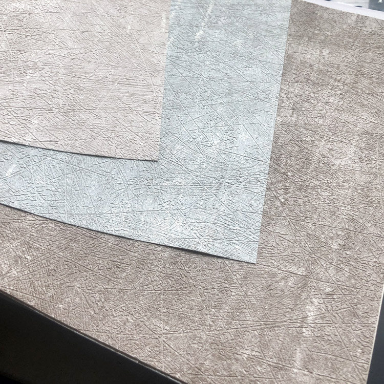 复古工业风PVC凹凸深压纹墙纸做旧怀旧水泥灰个性背景墙壁纸灰咖