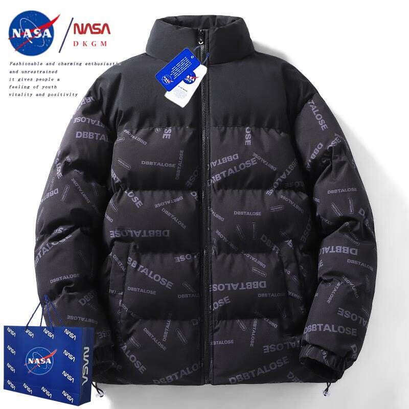NASADKGM男装潮牌联名棉衣男秋冬季潮流字母面包服男女情侣加厚外怎么样,好用不?