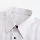 免烫衬衫 2024招行新款 职业装 男衬衣短袖 工作服招商银行新行服长袖