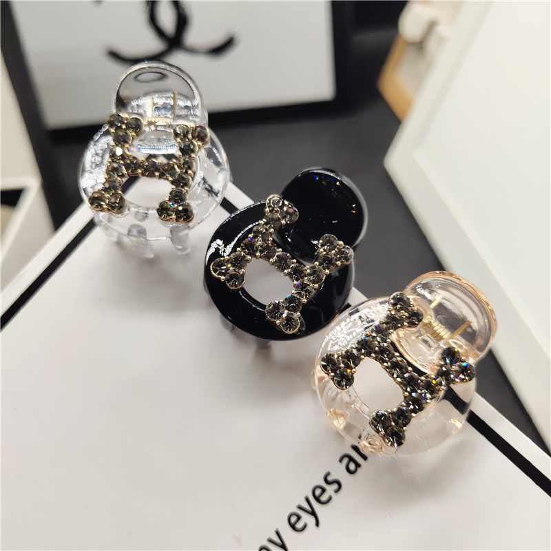 小号抓夹韩国进口捷克钻刘海