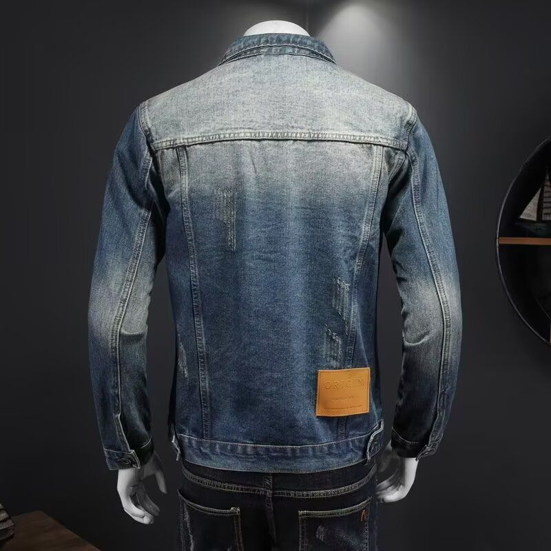 1506A/G3200/P62高端牛仔外套男潮牌工装夹克水洗百搭外穿1图片