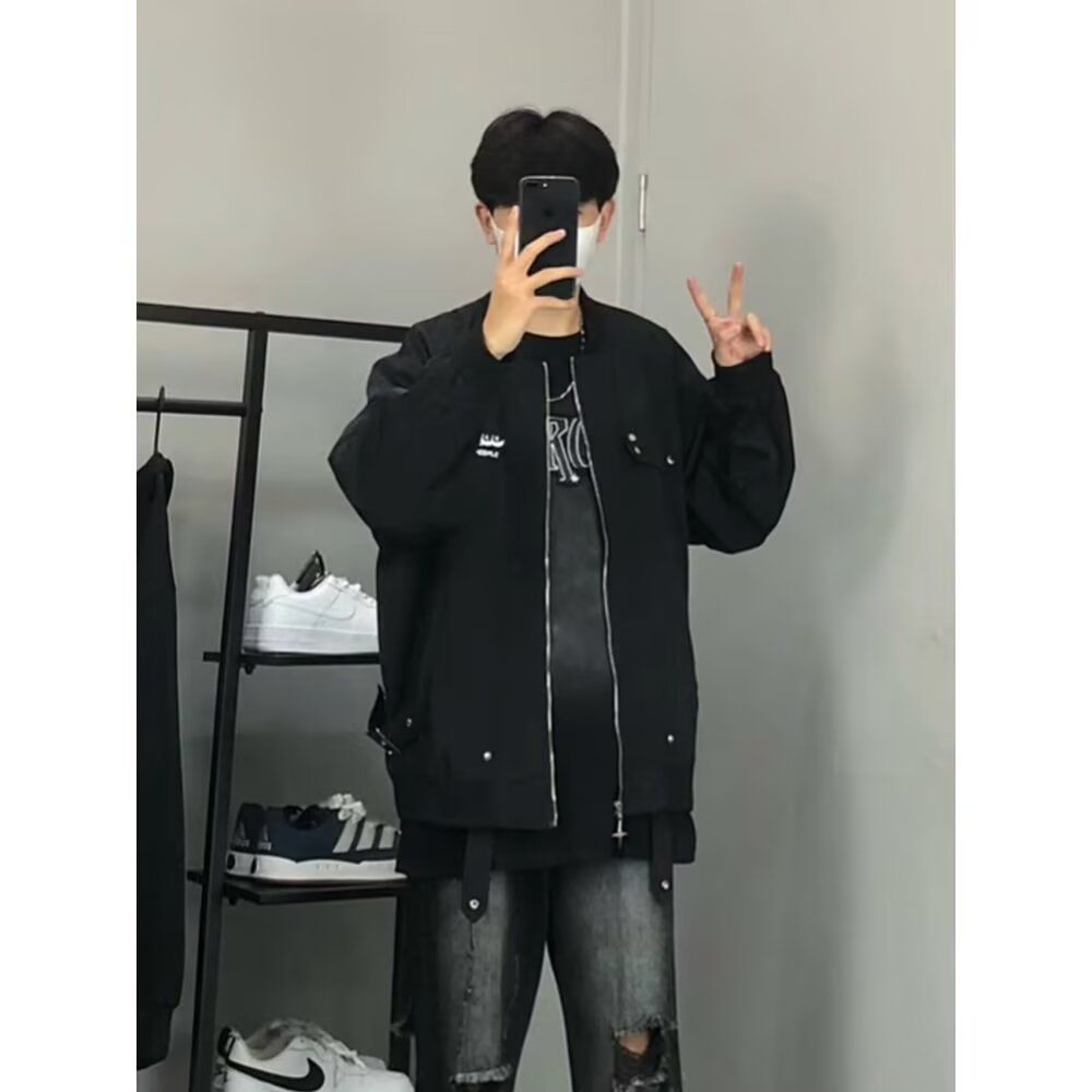 1506A/GU9960/P60秋冬美式高街痞帅复古工装棒球服情侣飞行夹克2，男装夹克，星座1506A