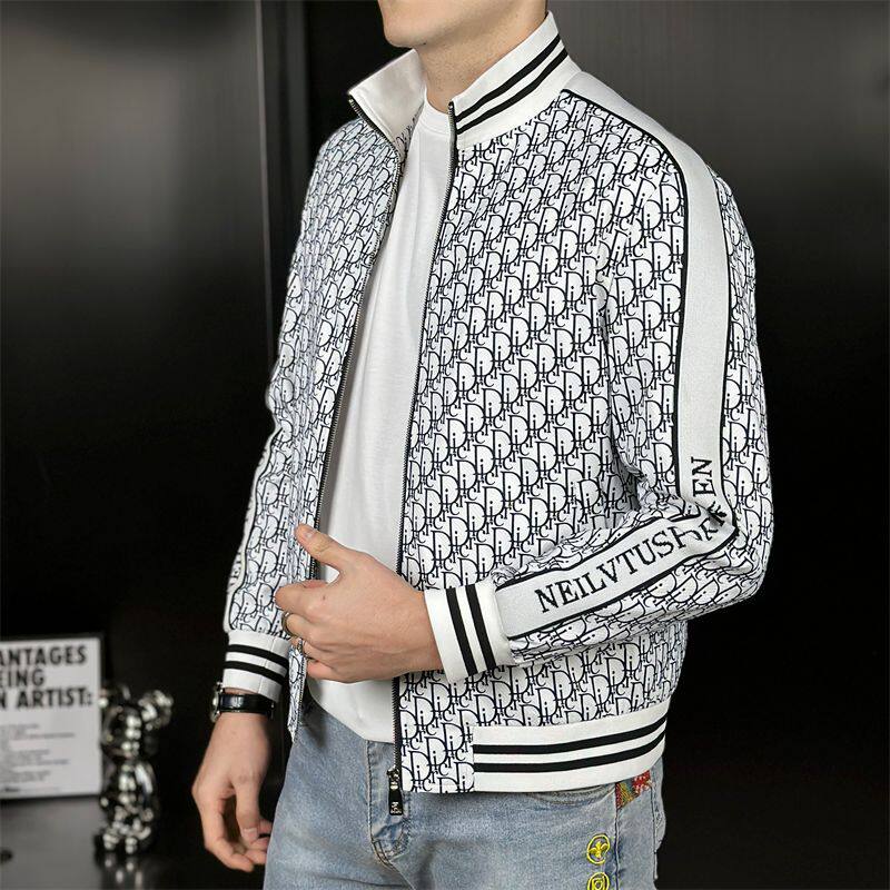 1506A/G81100/P62秋装新款男士时尚休闲高端百搭印透气夹克2，男装夹克，星座1506A