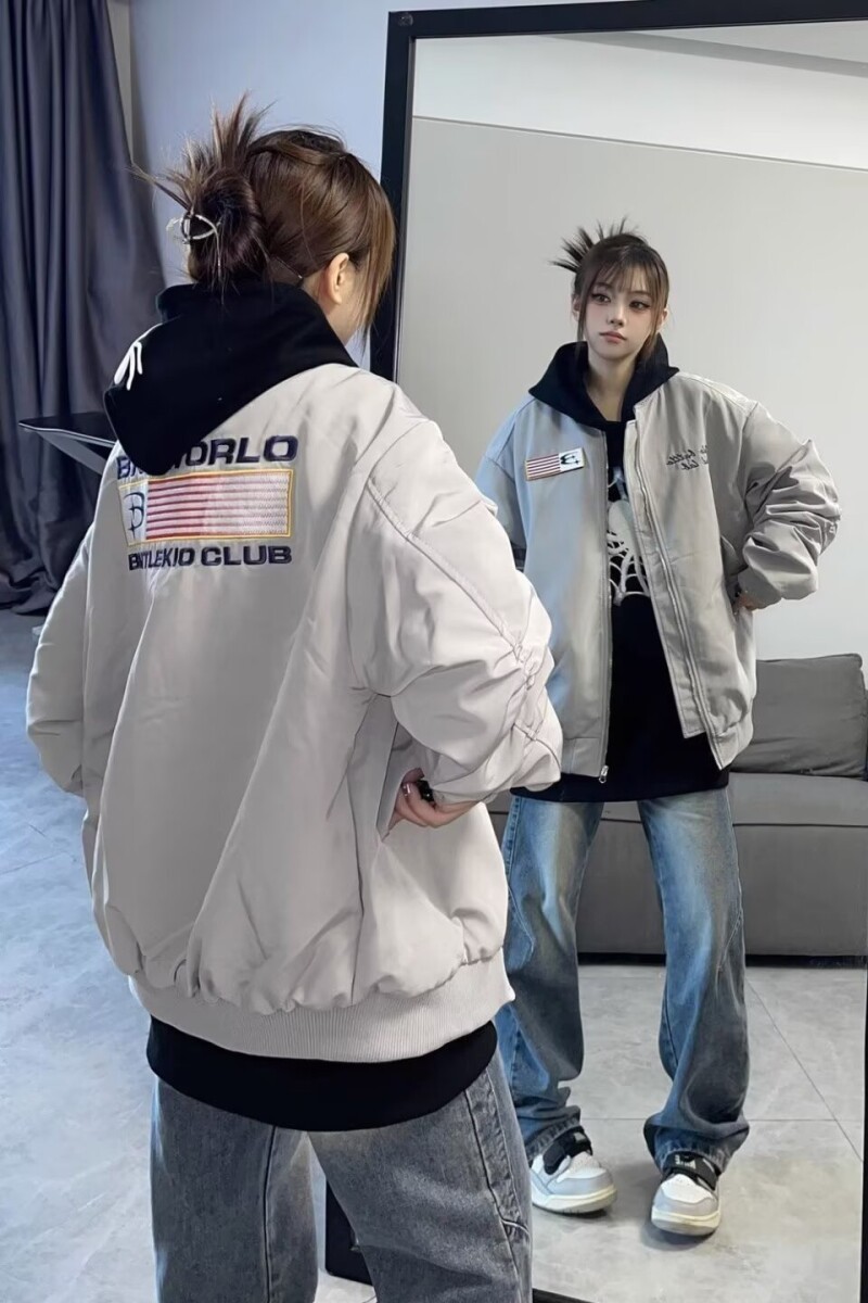 1506A/GU10030/P58新款潮牌街头情侣棒球服夹克上衣2,女装短外套,星座1506A