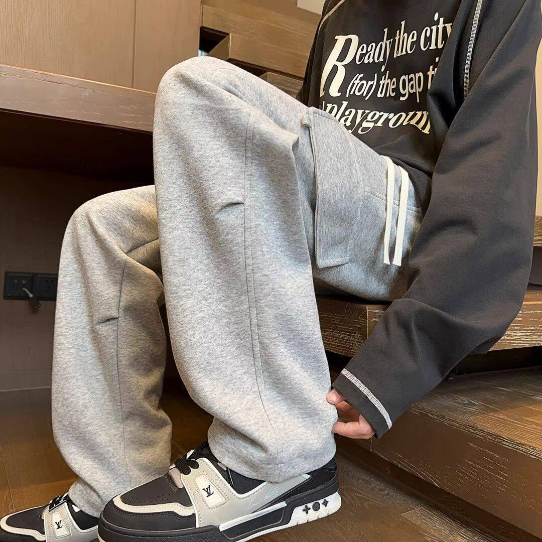 1506A/GK430/P37春秋款宽松休闲直筒裤子男潮牌运动机能伞兵裤1，男装休闲裤，星座1506A