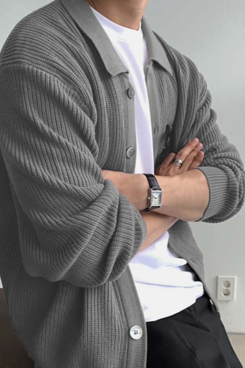 1506A/GM380/P49碧舍新款男士毛衣休闲宽松复古外套2图片