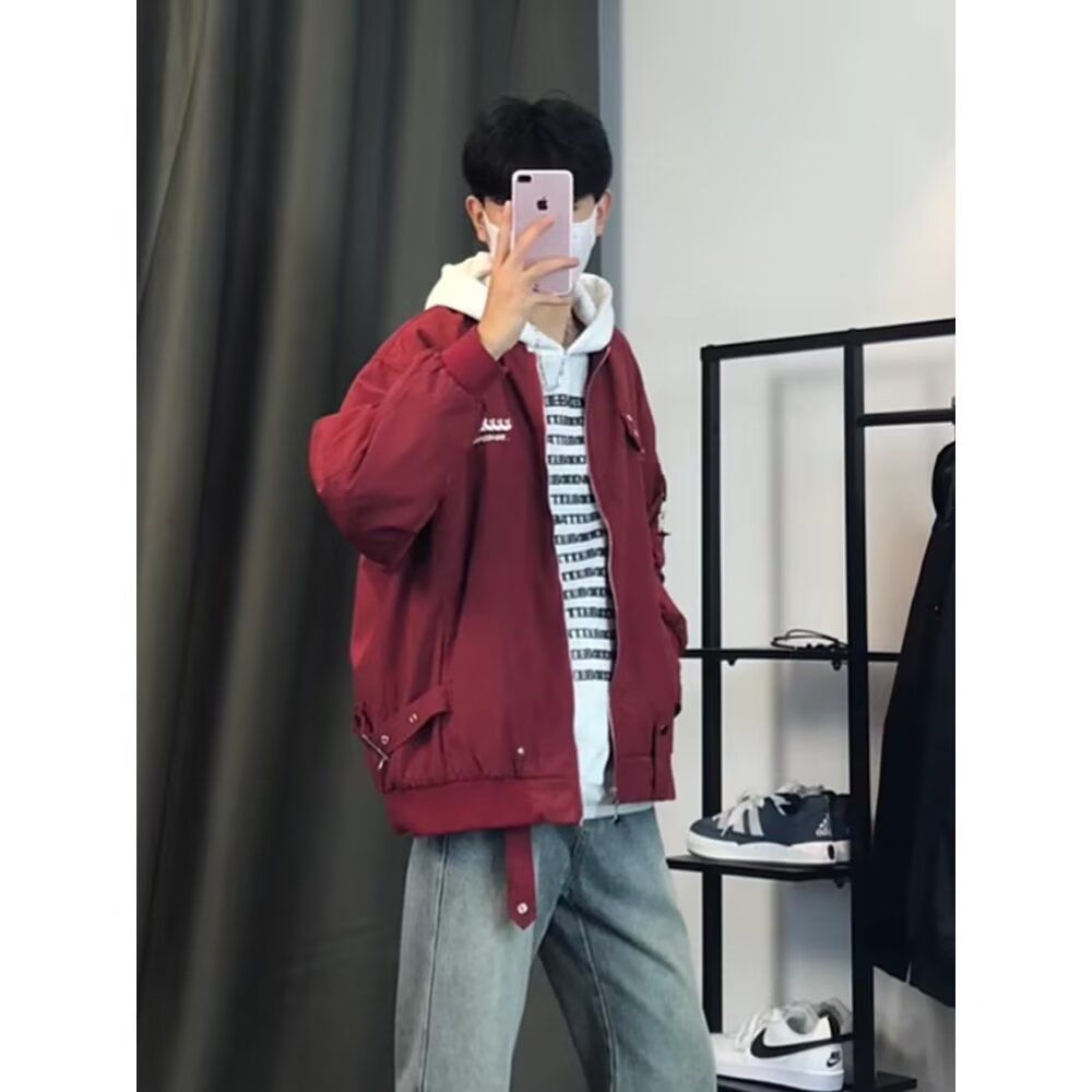 1506A/GU9960/P60秋冬美式高街痞帅复古工装棒球服情侣飞行夹克1,男装夹克,星座1506A