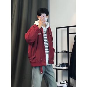 1506A/GU9960/P60秋冬美式高街痞帅复古工装棒球服情侣飞行夹克1图片