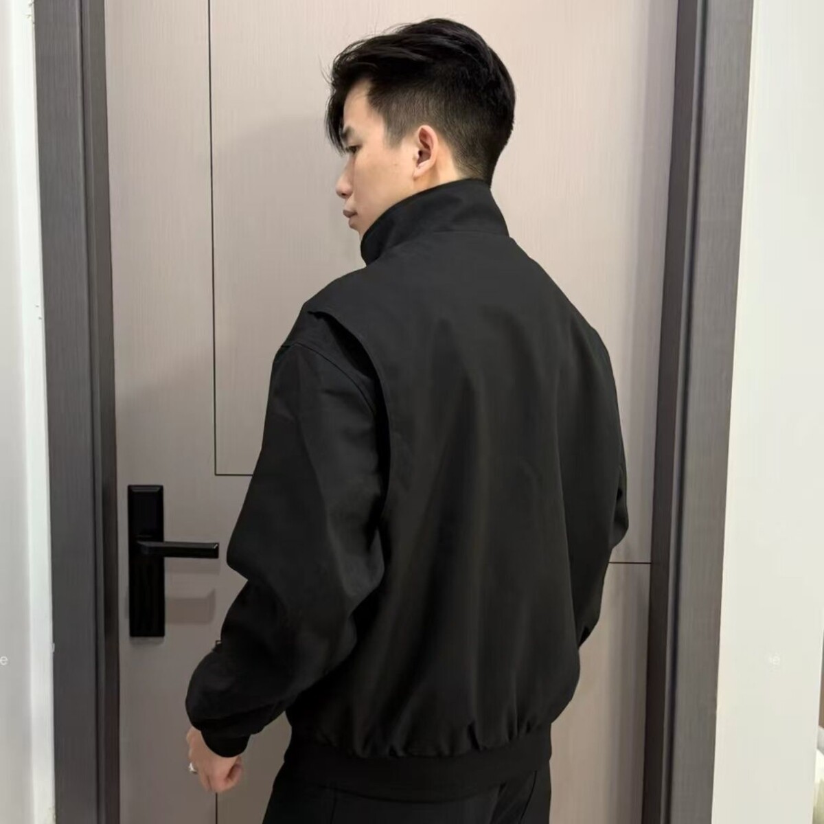 美式痞帅飞行夹克外套男款秋季潮牌三防无帽立领冲锋衣短款棒球服,男装夹克,星座1506A