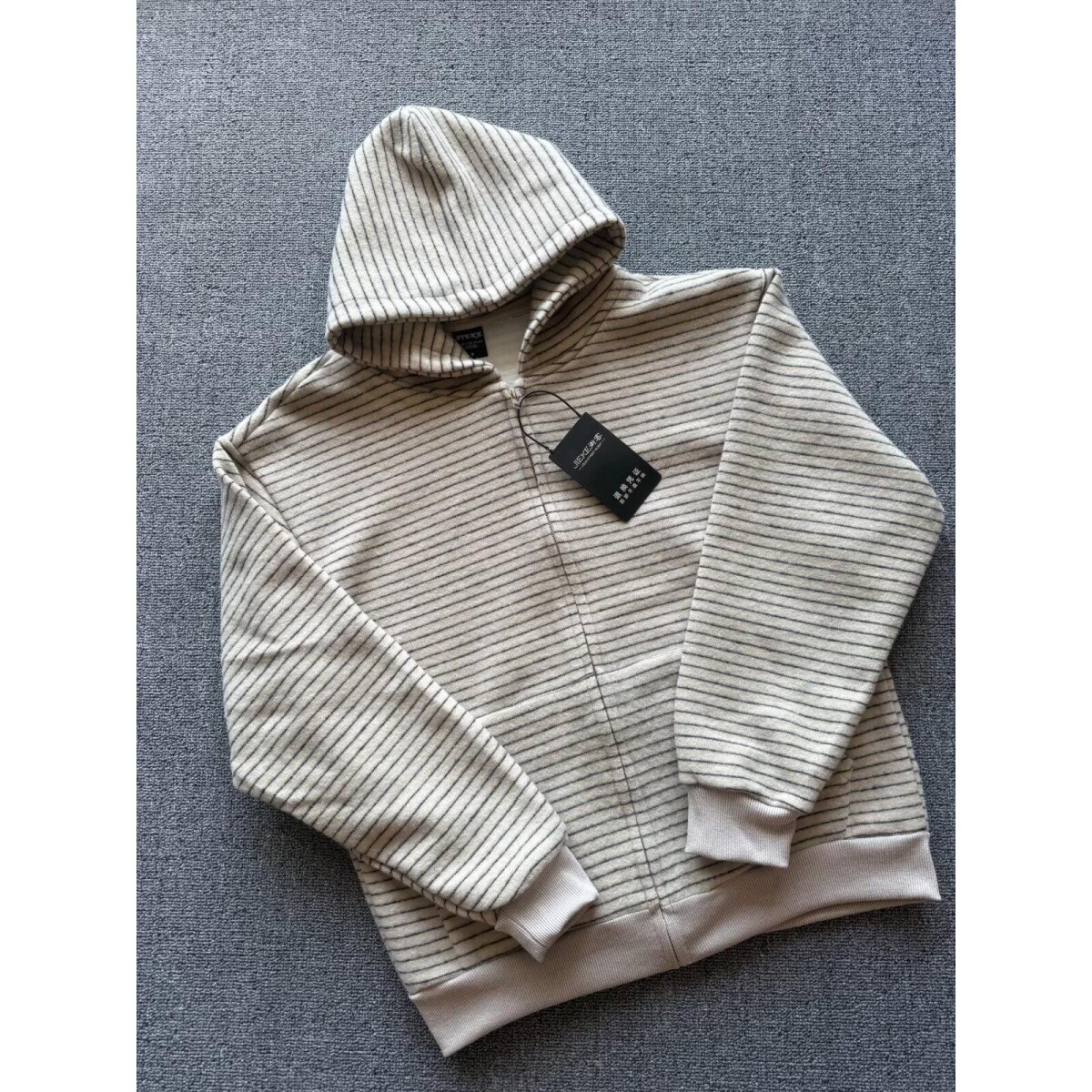 1506A/GY1830/P82卫衣男女连帽春秋季港风宽松潮牌百搭外套1,女装短外套,星座1506A